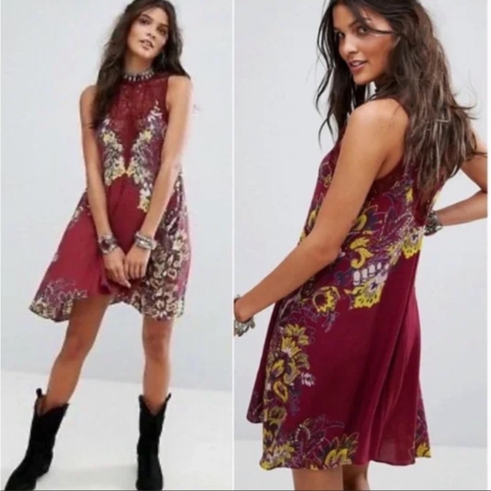 Free People Marsha Lace Slip Dress